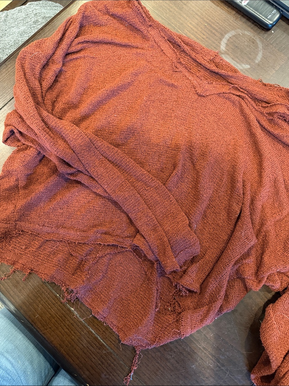 Urban Outfitters Rust Red Lightweight Sweater